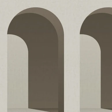Arch hiekanvarinen kuvatapetti Rebel Wallsilta R18620 kuva