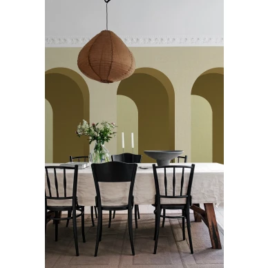 Sahraminkeltainen tapetti Arch R18631 Rebel Wallsilta kuva