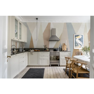 Keittiotapetti kolmiokuviolla Chrystal Rebel Wallsilta R18609 image