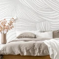 Makuuhuoneen kuvatapetti graafisella kuviolla Opulence Lines R18599