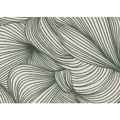 Opulence Lines vihrea graafinen tapetti Rebel Wallsilta R18598 koko kuvio kuva