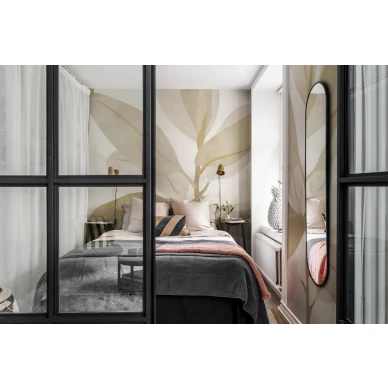 Lehtitapetti makuuhuoneeseen Ruby Rebel Wallsilta R18392 kuva