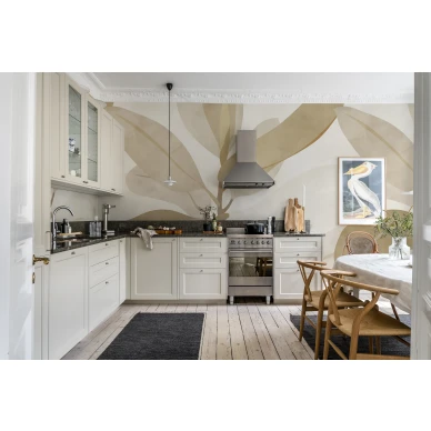 Rebel Wallsin kuvatapetti lehtikuviolla Ruby R18392 kuva