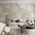 Beige kuvatapetti Rebel Wallsilta Petals R18588