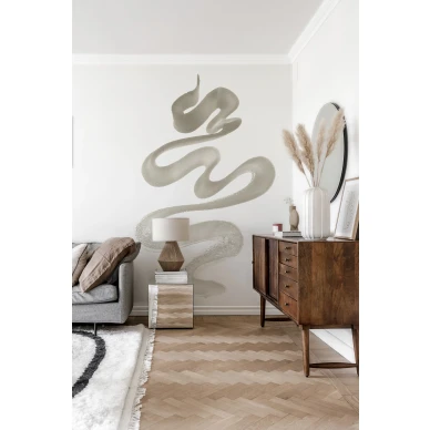 Kuvatapetti taideteoksina seinalla Rebel Wallsilta Stroke R18412 image