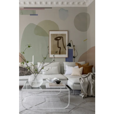 Olohuoneen tapetti Geometry R18361 Rebel Wallsilta kuva