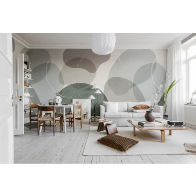 Suurikuvioinen graafinen kuvatapetti Rebel Wallsilta Floating R18341 image