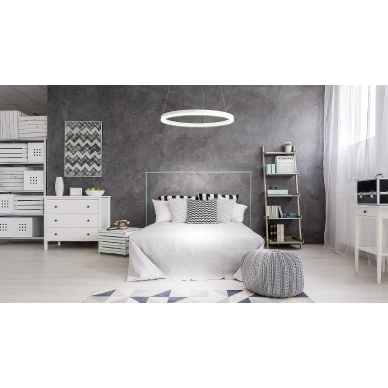 Valkoinen kattovalaisin makuuhuoneeseen Layer 1 Valaisin Gronlundilta image