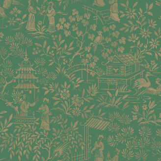 Oriental Garden eksoottinen tapetti Borastapeterilta 4271 image
