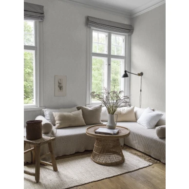 Vaaleanharmaa tapetti olohuoneeseen Hidden Medallion 4267 Borastapetilta image