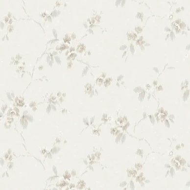 Vintage Rose beige kukkatapetti Borastapeterilta 4258 kuva