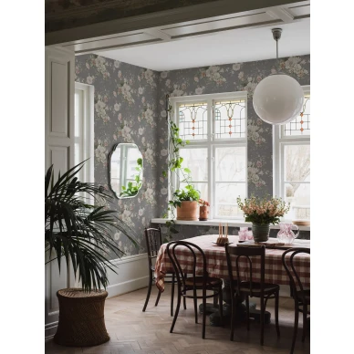 Olohuoneen kukkatapetti Floral Charm 4254 Borasilta image