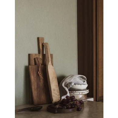 Yksivarinen vihrea tapetti Soft Olive 4335 Borasilta image