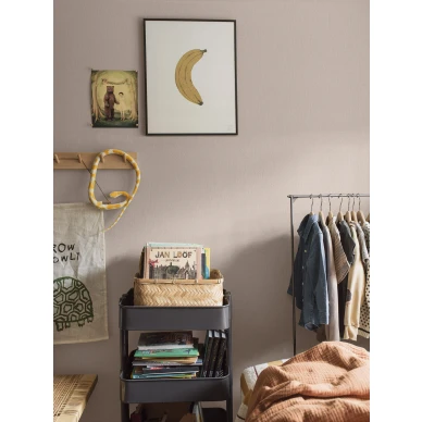 Vaalean roosa tapetti makuuhuoneeseen Borastapeterilta Soft Blush 4326 kuva