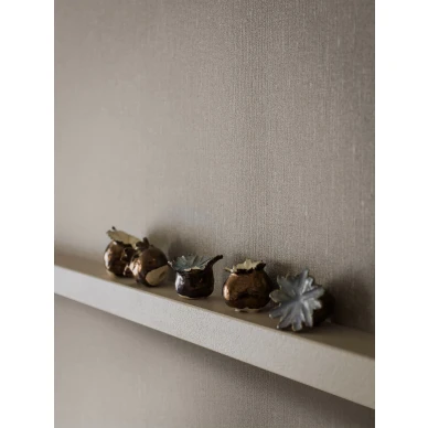 Borastapeterin harmaa tapetti Muscot Linen 4313 kuva