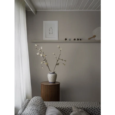 Yksivarinen pellavatapetti Muscot Linen 4313 Borasilta kuva