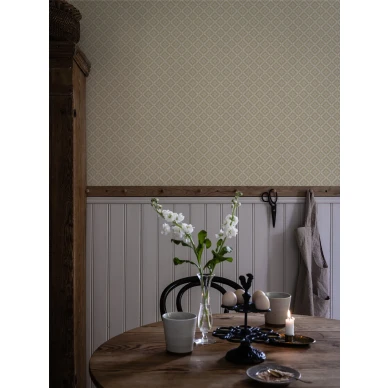 Klassinen keltainen tapetti Durolta Ingrid 516 02 kuva