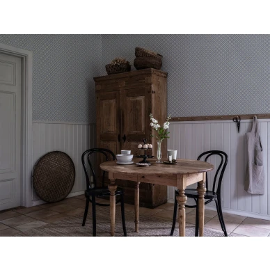 Sininen keittiotapetti Durolta 516 04 Ingrid kuva