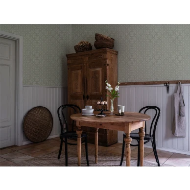 Vihrea keittiotapetti Ingrid 516 03 Durolta kuva