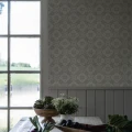 Harmaa klassinen tapetti Durolta Alnon 517 01