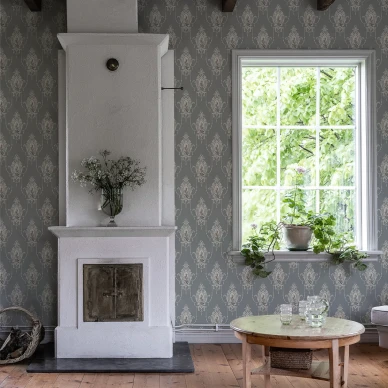 Olohuoneen medaljonkitapetti Edsbyn 518 04 Durolta image