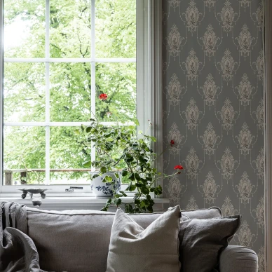 Siro sininen medaljonkitapetti Durolta 518 04 Edsbyn image