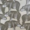 Hippo beige virtahepotapetti Studio Lisa Bengtssonilta 1417