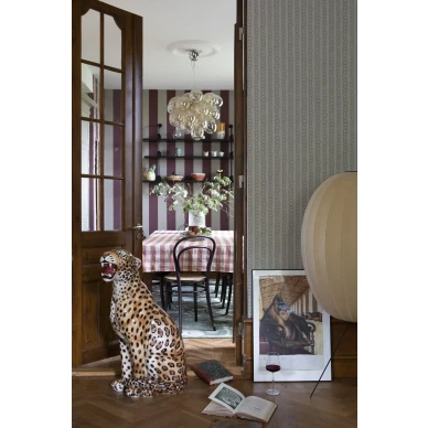 Harmaa moderni raitatapetti Studio Lisa Bengtssonilta Free 1418 kuva