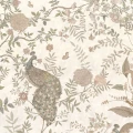 Chinoiserie beige lintutapetti Borastapeter Studiolta 9467w koko kuvio