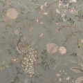 Chinoiserie sinivihrea lintutapetti Borastapeter Studiolta 9469w koko kuvio