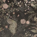 Chinoiserie tumma lintutapetti Borastapeter Studiolta 9468w koko kuvio