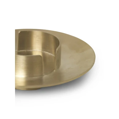 Messinkikynttilanjalka Ferm Livingilta Block Candle Holder 1104266219 kuva