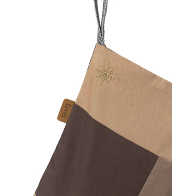 Moderni joulusukka pikkulahjalle Patchwork Christmas Stocking 1104266294 kuva