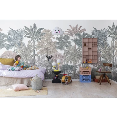 Lastenhuoneen puutapetti Tropical Bellewood Rebel Wallsilta R17593 image