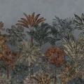 Tropical Bellewood tumma puutapetti Rebel Wallsilta R17592