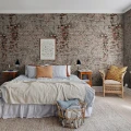Makuuhuoneen tiilitapetti Rebel Wallsilta R17871