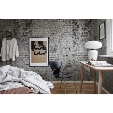 Teollisuustyylinen kuvatapetti makuuhuoneeseen Barcelona Rebel Wallsilta R17873 image