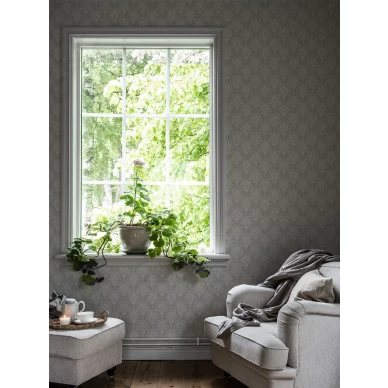 Harmaa vanhanajan olohuoneentapetti Durolta Iris 520 01 image