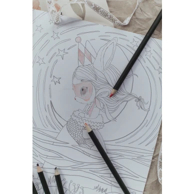 Satumainen varityskirja The Magical World of Minimighettos Mrs Mighettolta kuva