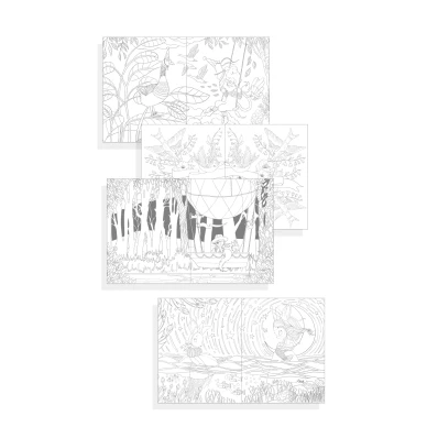 Varityskirja pienelle ja isolle lapsille Mrs Mighettolta The Magical World of Minimighettos kuva