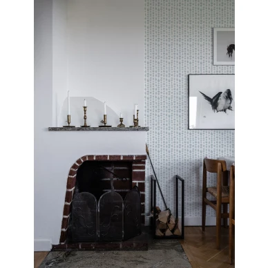 Olohuoneen retrotapetti Margaret Rose Durolta 527 04 image