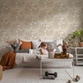 Beige tapetti olohuoneeseen Durolta Strandang 614 01