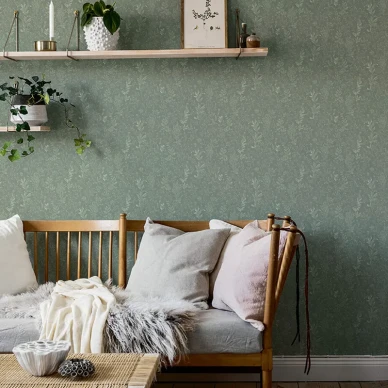 Olohuoneen tapetti kukkakuviolla Durolta Tuva 613 04 image