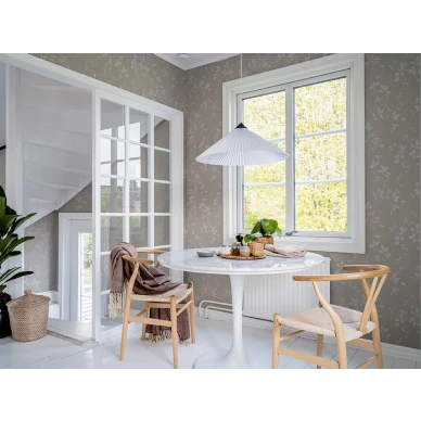 Beige keittiotapetti Durolta Siri 612 03 kuva