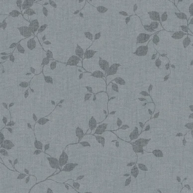 Siri harmaa sininen lehtitapetti Durolta 612 04 kuva