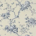 Ashfield Floral beige sininen romanttinen kukkatapetti Ralph Laurenilta PRL027 05