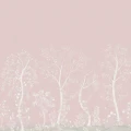 Seasonal Woods Silk ylellinen roosa puutapetti Cole Sonilta 120 6022S
