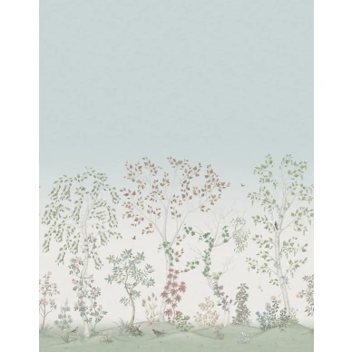 Seasonal Woods sininen puutapetti Cole Sonilta 120 6018 koko kuvio image