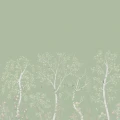 Seasonal Woods vihrea puutapetti Cole Sonilta 120 6021 koko kuvio