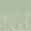 Seasonal Woods vihrea puutapetti Cole Sonilta 120 6021